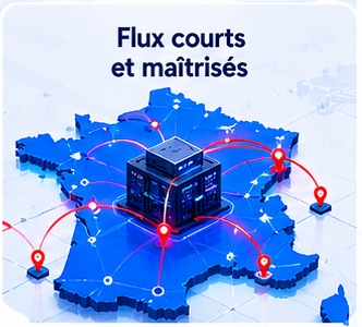 Flux courts et maîtrisés autour d’un datacenter français.